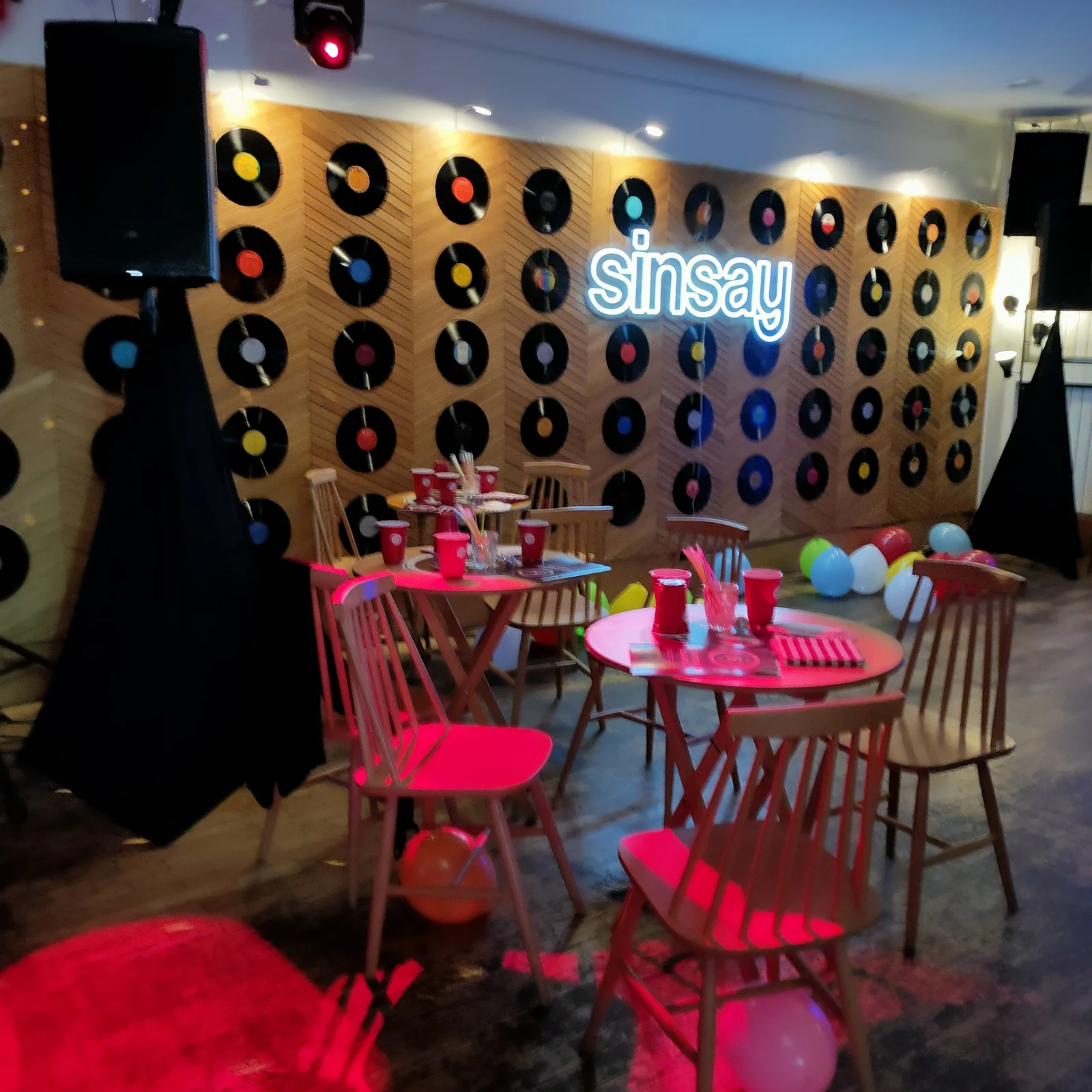Branded event set-up